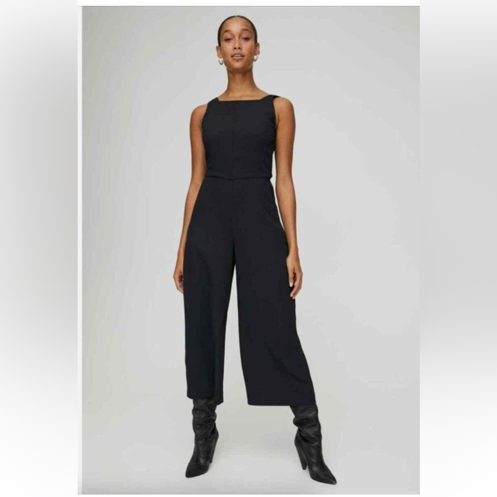 Wilfred Elegant Black Jumpsuit inseam 23.5 inch - Picture 3 of 10